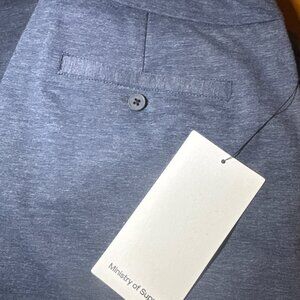 New Ministry of Supply Women's Fusion Straight Leg Pant XL career office blue